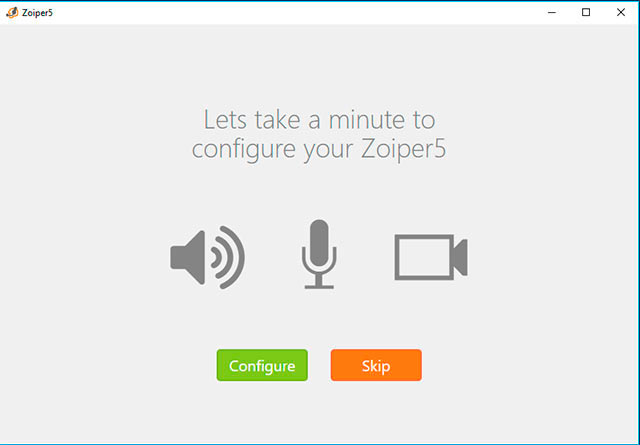 Configurar audio en Zoiper