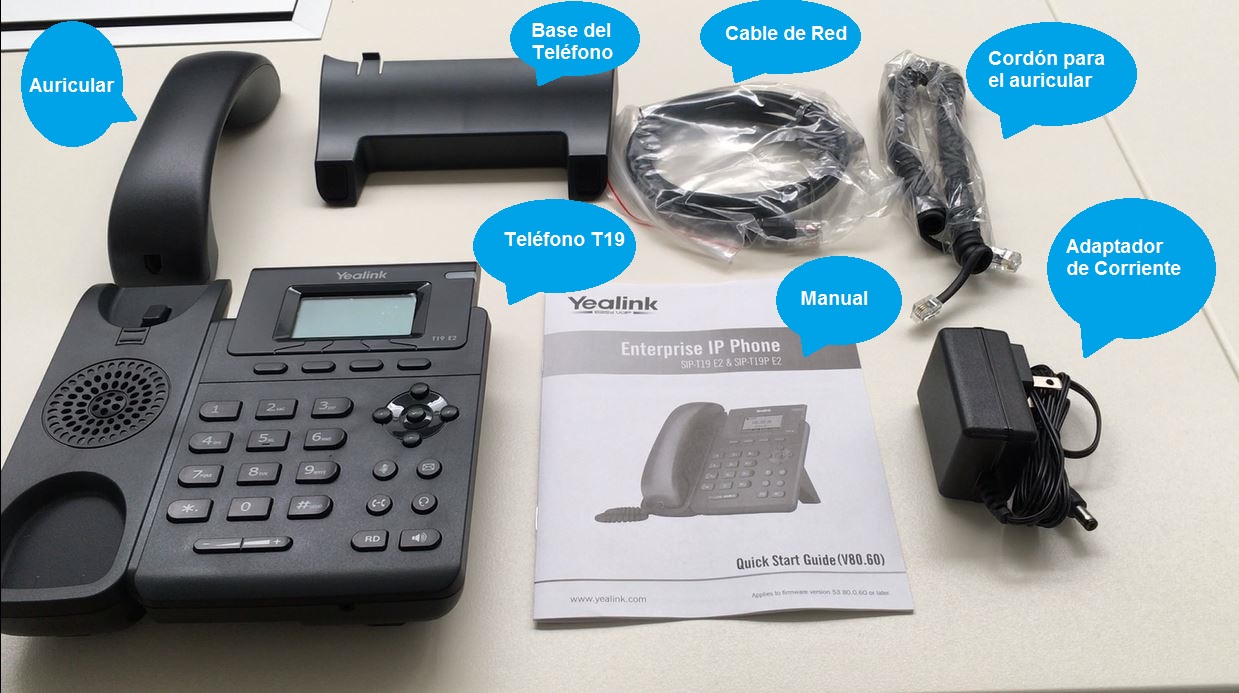 Unboxing del teléfono IP T19 de CloudCall